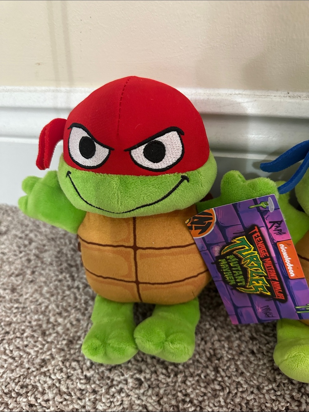 NWT Turtle Tots Teenage Mutant Ninja Turtles Plush Toys - Picture 3 of 5